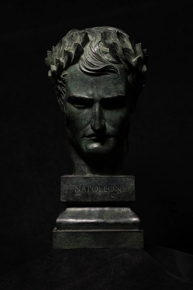 Buste de Napoléon en bronze de face