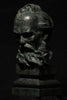 Buste de Dostoïevsky en bronze de trois quart